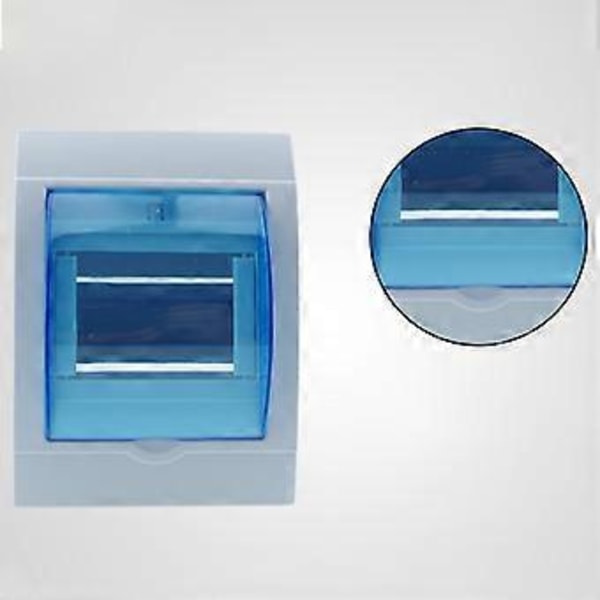 2-3/3-4 Vägs Plast Distributionsbox Transparent Lock Strömfördelning för Skyddsbox För Mini Strömbrytare 2-3 way