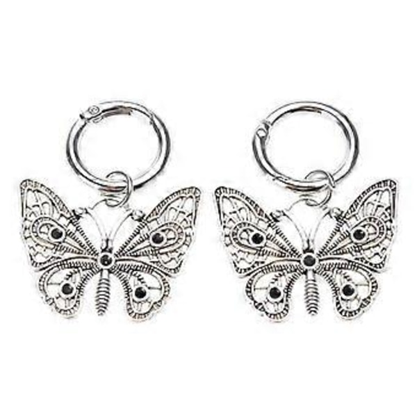 Stilfulde Skospænder Støvler Tilbehør Gotiske Sko Vedhæng Charm Individualiserede Støvleophæng Dekoration til Kvinder Mænd butterfly 9