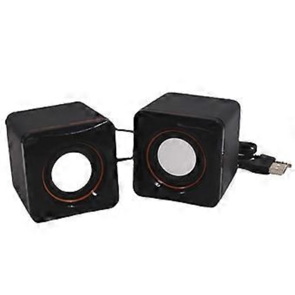 101Z USB Dator Liten Högtalare Skrivbordsdatorer Laptops Telefon Högtalare Mini Kontor Subwoofer Högtalarutgång RMS 3W2