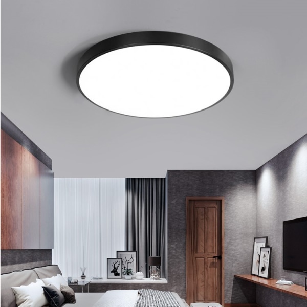 LED-kattovalaisin, 6000K kylmä valkoinen, Ø30CM