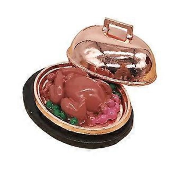 1 stk. Kalkunmodell Ornament Miniatyr Scene Dekor Borddekor Epitome for Barn