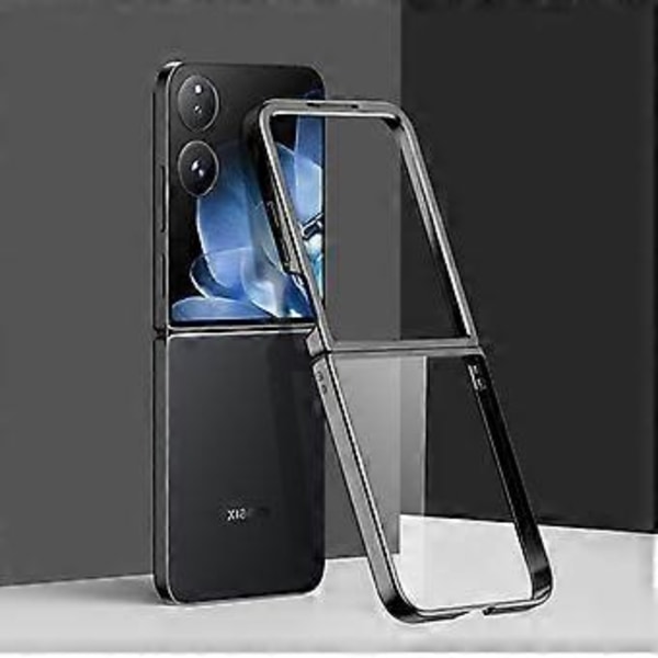 Xiaomi Mix Flip 5G -kotelo, galvanointi, läpinäkyvä PC-puhelinkuori Style B