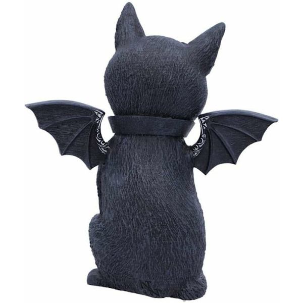 Nemesis Now Winged Malpuss Occult Kat Figur - Polyresin - Sort
