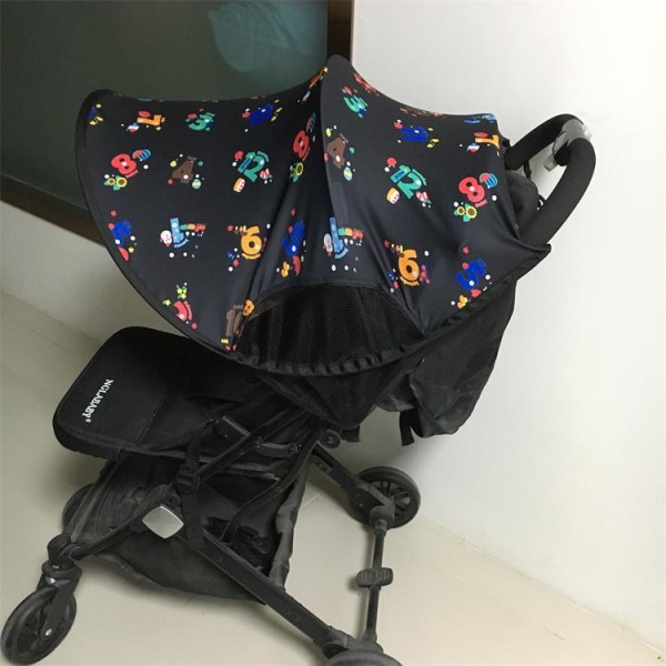 Babysolskydd tryckt universellt solskydd - solskydd, UV-resistent