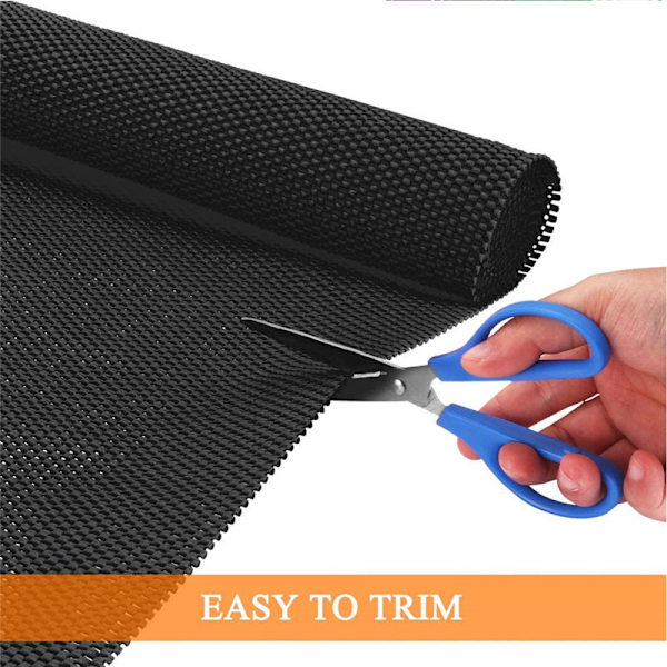 2 halkfria dynor, svart 30 * 200 cm PVC-skum halkfri dyna, kök