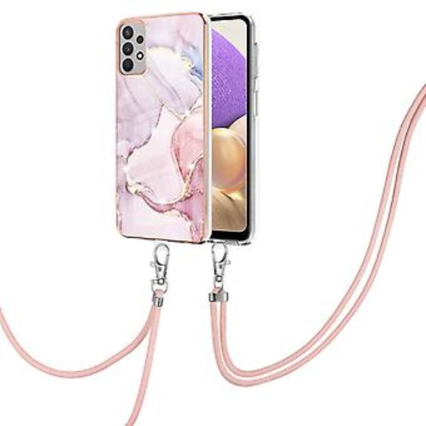 Marmor IMD TPU Mobilskal För Samsung Galaxy A33 5G Rose Gold 005