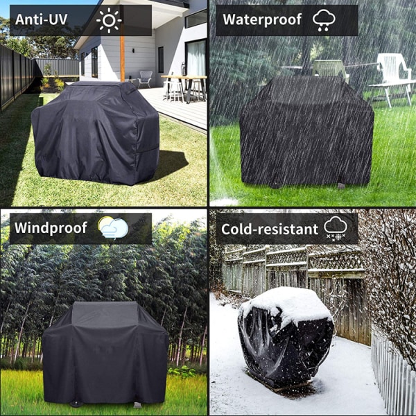 1 kpl grillin cover, kaasugrillipeite, 210D Oxford Waterproof