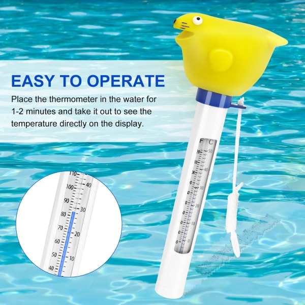 Swimming Pool Thermometer, Water Swimming Pool Floating Thermomet