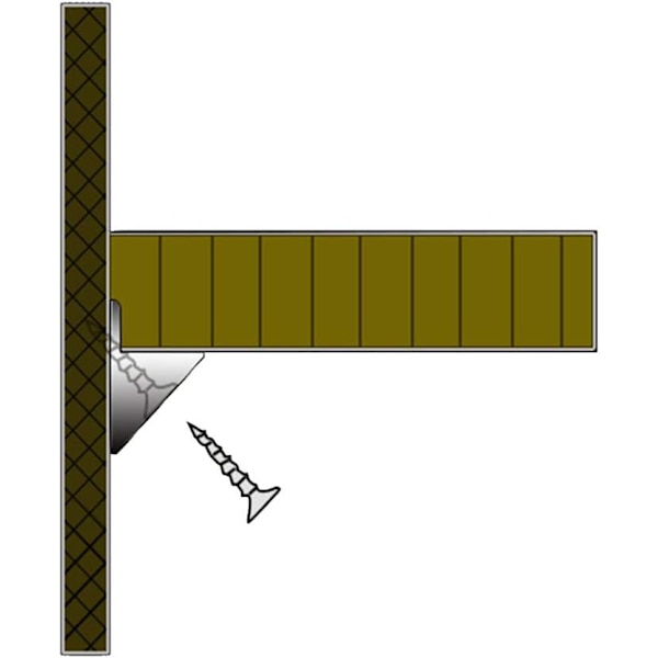 300 stk Skuffeskive Reparationskiler med skruer Bagpanel Connector Beslag
