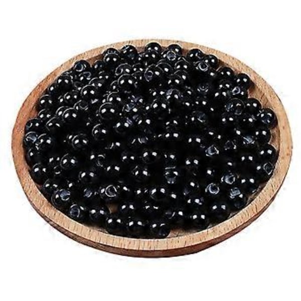 10 stk. 10 mm Cheongsam Perlemors DIY Syknapper til Tangdragt Hanfu Resin Be 18 (sort) 18 (black)