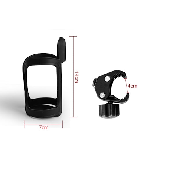 Ny babyvogn koppholder rack flaske universal 360 roterbar