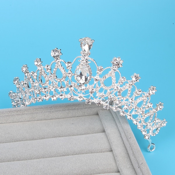 BRUDE Tiaraer og Kroner til Kvinder Rhinestone Dronning Krone Prinsesser