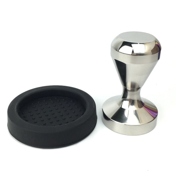 Kaffe tamper 60mm espressomaskine med 304 rustfrit stål base