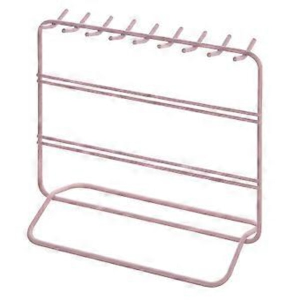 Smykkestativ i jernkunst Øreringeholder Øredråbe Display Rack Organizer