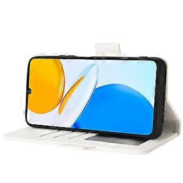 Honor X7 Magneettisuljenta Kulutusta Kestävä Kotelo Nahkainen Jalusta Lompakko Tyyli Matkapuhelimen Kuori