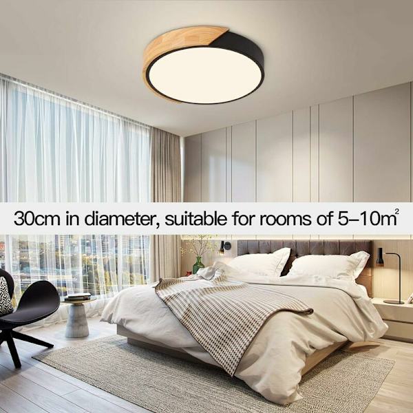 LED 18W Tretaklampe med Fjernkontroll Dimmbar Lysstyrke
