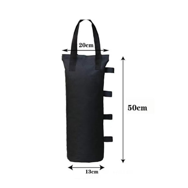 15*50cm Industriella Gazebo-vikter, Set med 4 Gazebo-vikter, PVC I