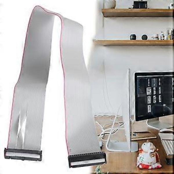 34-stifts Simulerad Diskettenhets Förlängningskabel Mjuk Bandkabel för Simuleringsdiskettenheter Platt Bandkabel 55cm