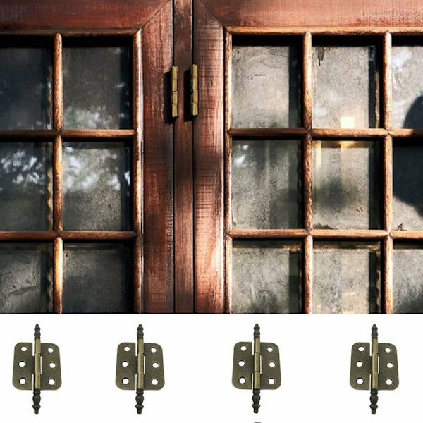Taitettava koristeellinen sarana Vintage-kaapin oven sarana Rauta Vanha turkis