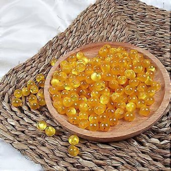 10 stk. 10 mm Cheongsam Perlemorsfarvede Kuplede Syknapper Imitation Jade Delvise Huller til Tangdragt Hanfu Resin Runde Perler 11 (stor rød) 11 (big red)