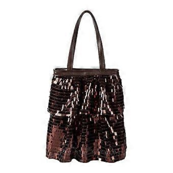 Tygväska Trendig Axelväska Paljetter Hobo-väskor Enkla Handväskor Satchel Dam Casual Handväska för Arbete Dejting Universitet Kaffe Coffee