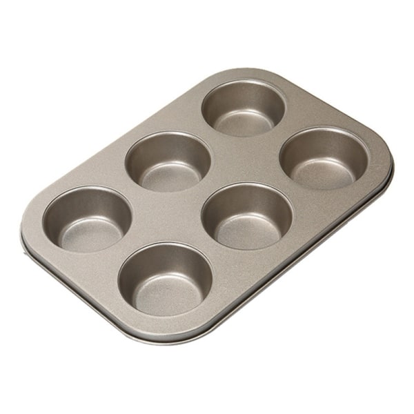 DIY bakebrett 6 hull runde kakeform kakeverktøy non-stick belegg