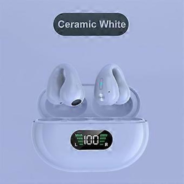 YYK-Q80 Bluetooth-headset utanför örat med brusreducering, öronkrok, rörelsedetektion och digital display