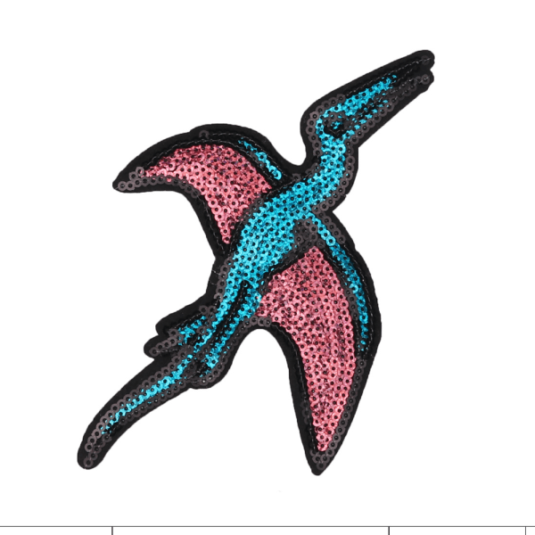14 st Barnens Broderade Patch Dinosaurie Sy På/Stryk På Applikation