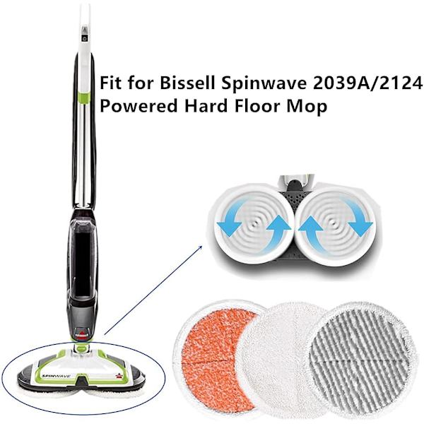 Ersättningsdynor Kompatibla med Bissell Spinwave 2039A 2124 (In