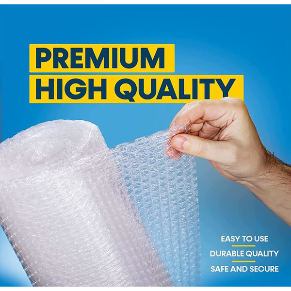 Bubbelplast 20 m x 40 cm - Perfekt för packning, flytt eller frakt -