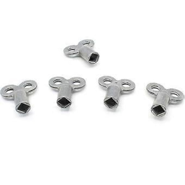 Nirvana Luftningsnyckel för Element 5mm [5 Stycken] Obehandlad Pressgjuten Zink Luftningsnyckel