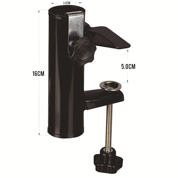 Balkonparasolholder, Haveparasol Fastgørelsesklemme, Bord Balkon