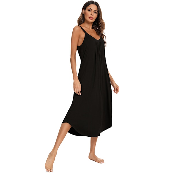 Naisten pyjama, hihaton pitkä pyjama, seksikäs täysolka yöpaita
