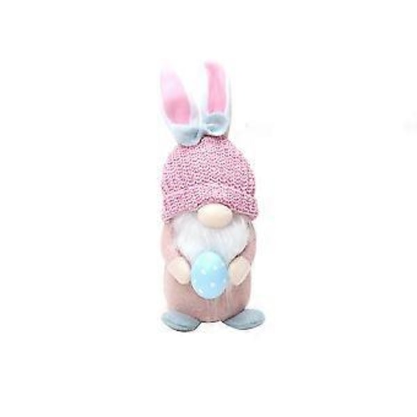 Påskedagslys Dukkevedhæng Hjemme Ferie Dværg Dekoration Dukke Ferie Dekoration Påskedukke Ornamenter Ferie Vinduesdekoration Gnome Pink