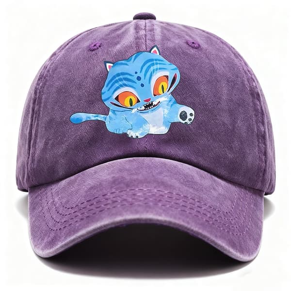 K-Pop Witch Group Tryckt Baseballkeps, Sport Solhatt - Lila 3 3
