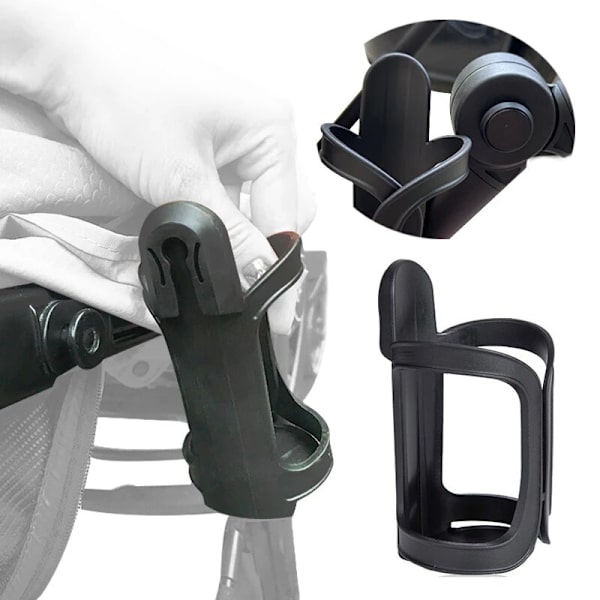 Ny babyvogn koppholder rack flaske universal 360 roterbar