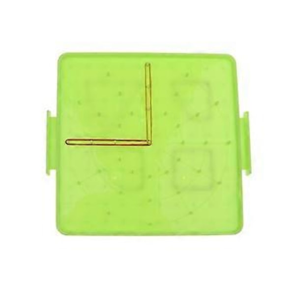 Muovinen naulalauta, palapeli matematiikkalauta lapsille ja taaperoille, matematiikka keltainen (vihreä) Green
