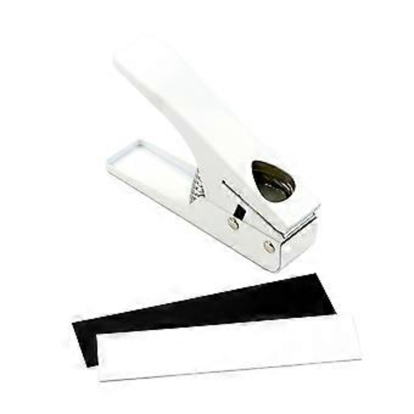 Plektrumskärare Gitarrplektrumtillverkare Gitarrplektrumstans Gitarrplektrumskärmaskin Plektrumskärverktyg Plektrumskärare Vit White
