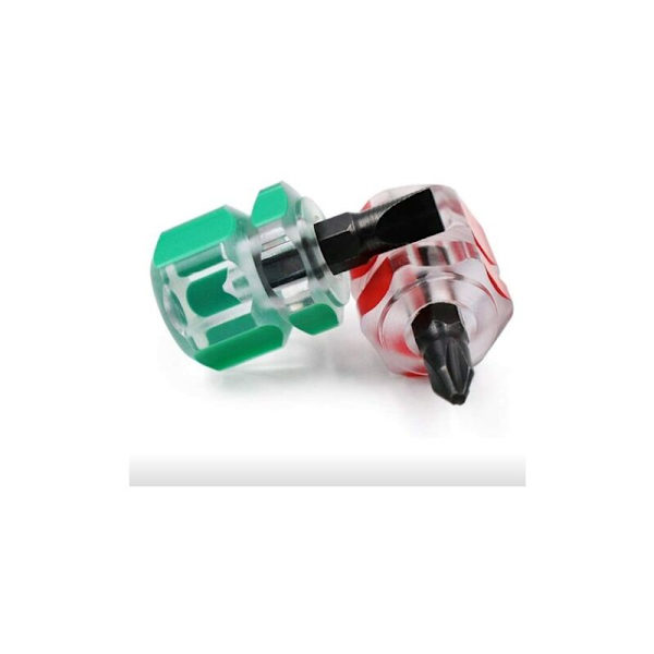Korte skrutrekkere 3 stk mini flathead skrutrekkere og 3 stk korte