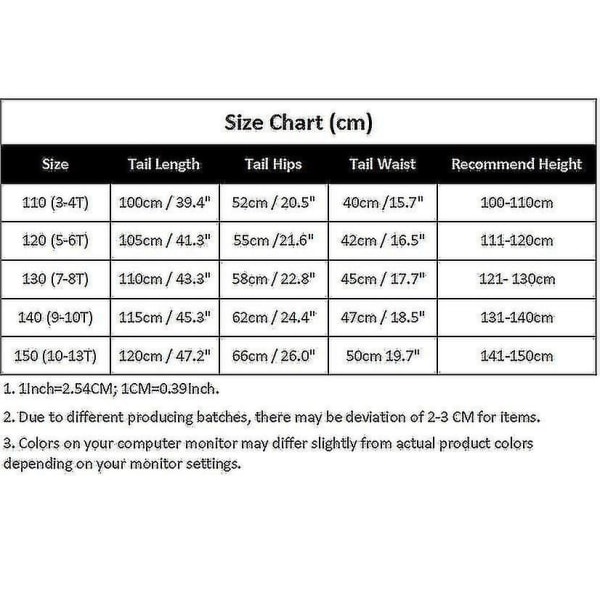 5 stk/sett Jenter Havfruehale Badedrakt Barn Havfrue Ariel Cosplay Kostyme Fantasy Strand Bikini Y.130.Sett 4 set 4 130cm