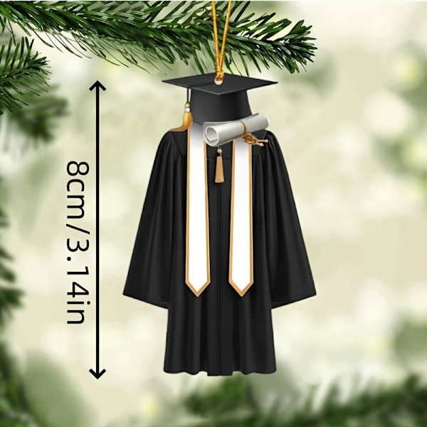2025 Konfirmasjonsdekorasjoner Ornament Konfirmasjonskappe Ornament Green