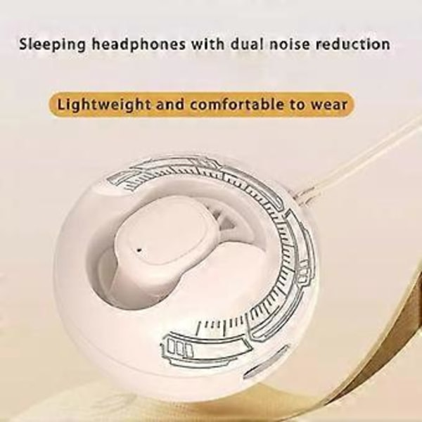 Min-Iso Sleep Earbuds, Usynlige Støjreducerende Bluetooth Hovedtelefoner til Søvn