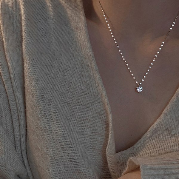 Yksinkertainen pyöreä kiiltävä choker-riipus kaulakoru naisille lahja