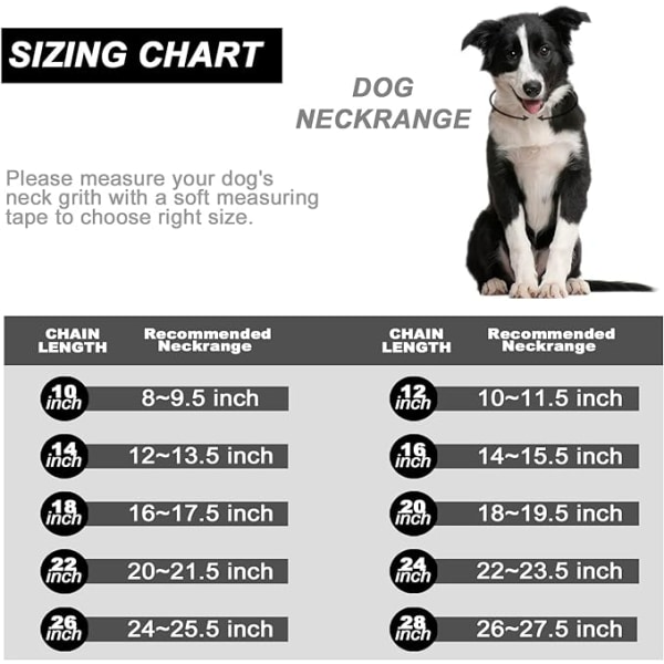 Kædehalsbånd til hund med zirkonlås 14MM højglanspoleret cubansk L