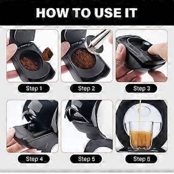 Innovativ Kaffemaskin Konverteringsbricka Kaffekapslar Adapter Kaffemaskinstillbehör Lämplig för Olika Inställningar Set 3