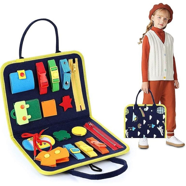 Busy Board für Kleinkinder, Montessori Spielzeug für 1 2 3 4 Jahr