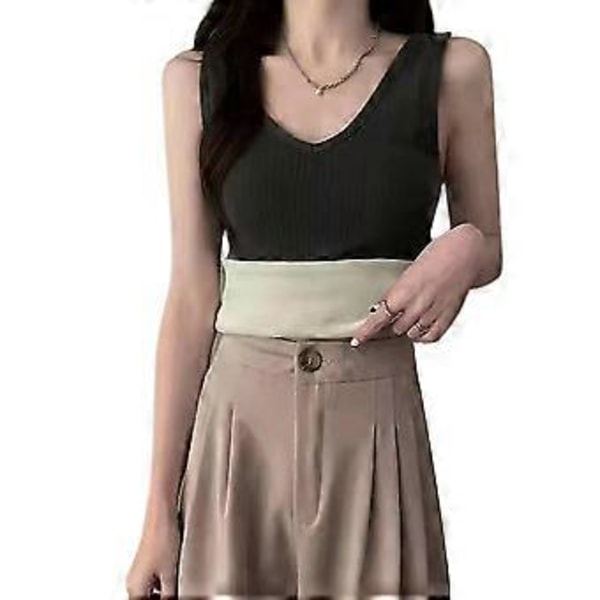 Dam Termisk Fodrad Underkläder Toppar Cami Tank Top Väst (style319)
