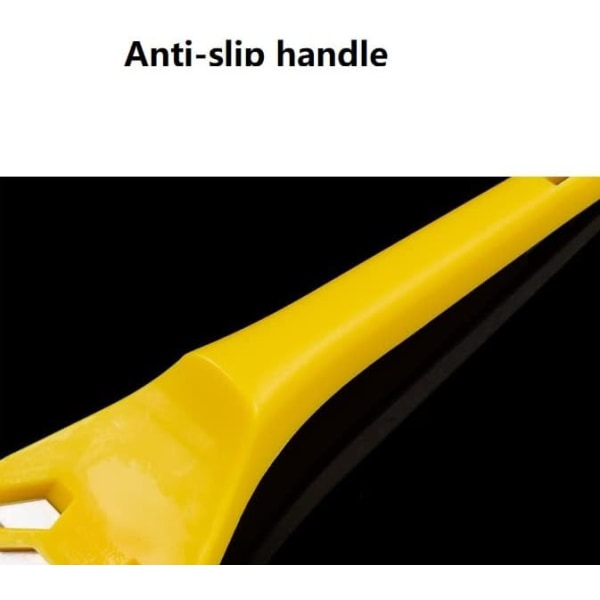 1 st gul plastskiva fönster skrapa - dekalborttagningsverktyg för skrapning