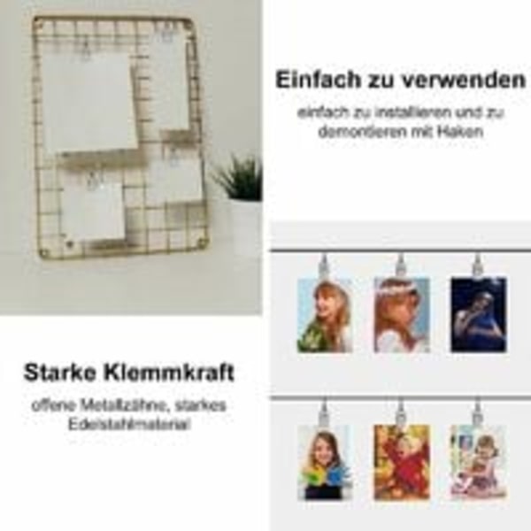 25-pack Gardinklämmor Metall Draperiklämmor med Duschdraperikrok