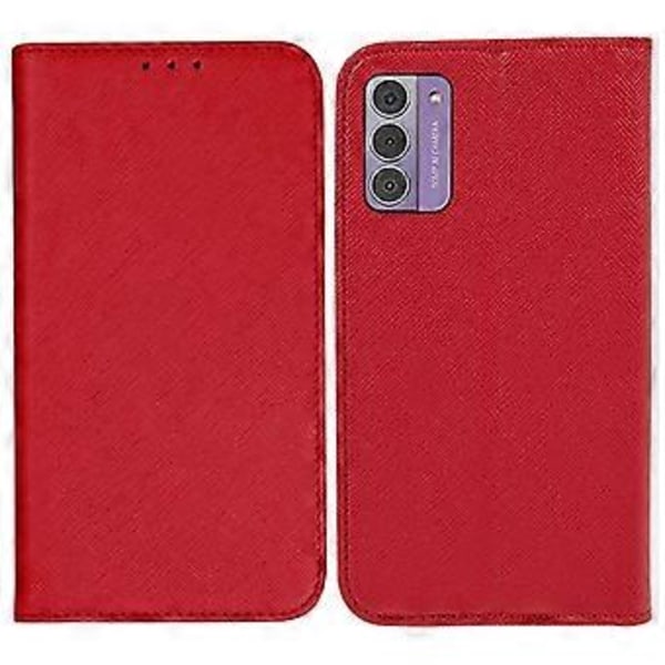 Flip Stand Wallet Shell til Nokia G42 med Krydsmønster PU Læder Stødsikkert Telefoncover Style F